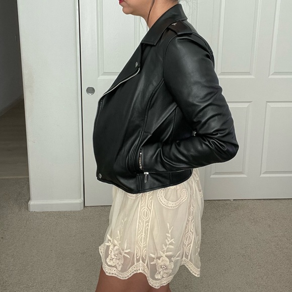 ***NWT** INC International Concepts Jacket, Vegan Leather, Size XS - Picture 4 of 16